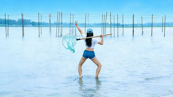 Memungut hasil laut di Beihai [Boleh dinaik taraf *menggunakan pukat* pengalaman memungut hasil laut yang lebih premium* panduan peribadi* peralatan lengkap disediakan]
