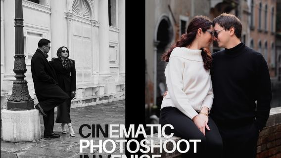 Servizio fotografico cinematografico esclusivo: cattura i tesori nascosti di Venezia