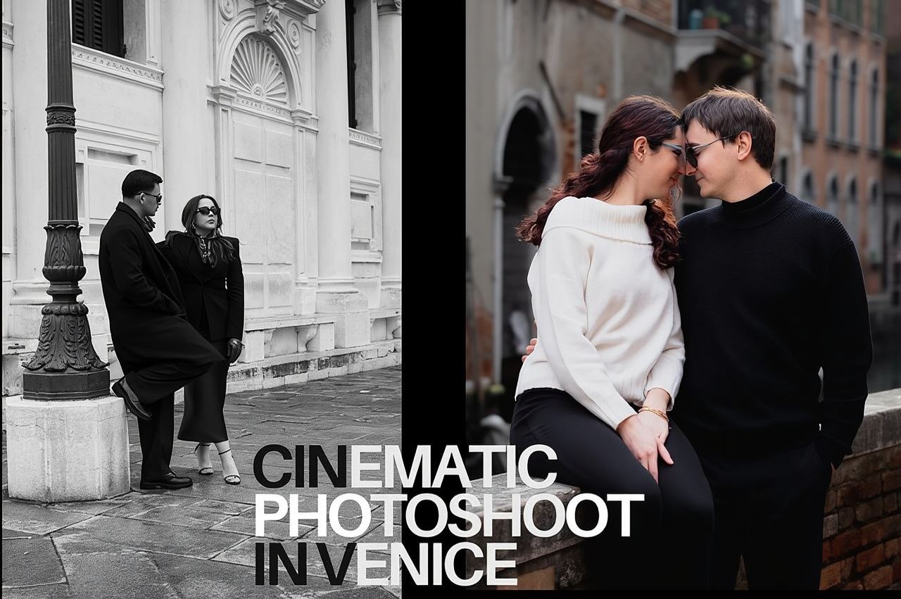 Servizio fotografico cinematografico esclusivo: cattura i tesori nascosti di Venezia