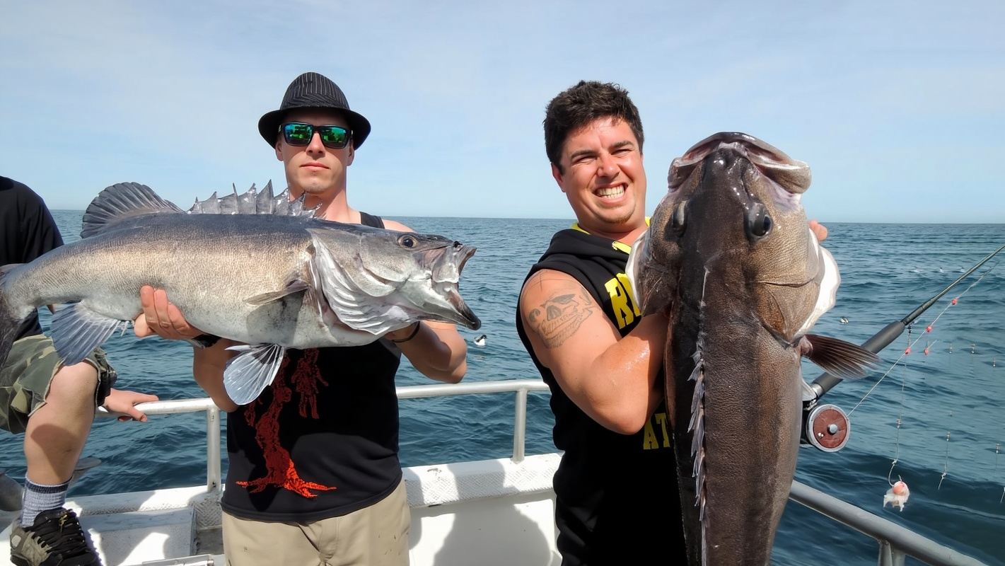 Kaikoura Fishing with Captain TOMO/IAN [Deep Sea Fishing & Lobster Catching]