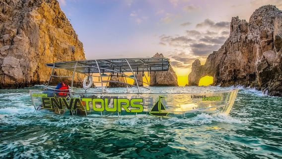 ทัวร์ใน Cabo, Paseo al Arco และ Fin de la Tierra ด้วยเรือ Clear Boat ลำเดียว