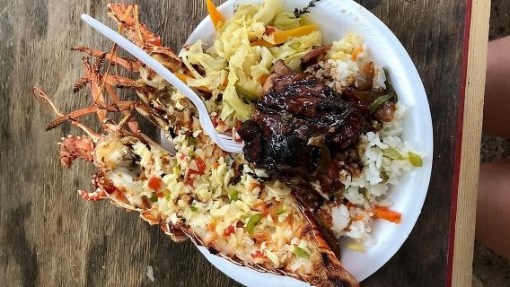 Negril Lobster Lunch on Booby Cay & Snorkeling To a Sunken Cannon