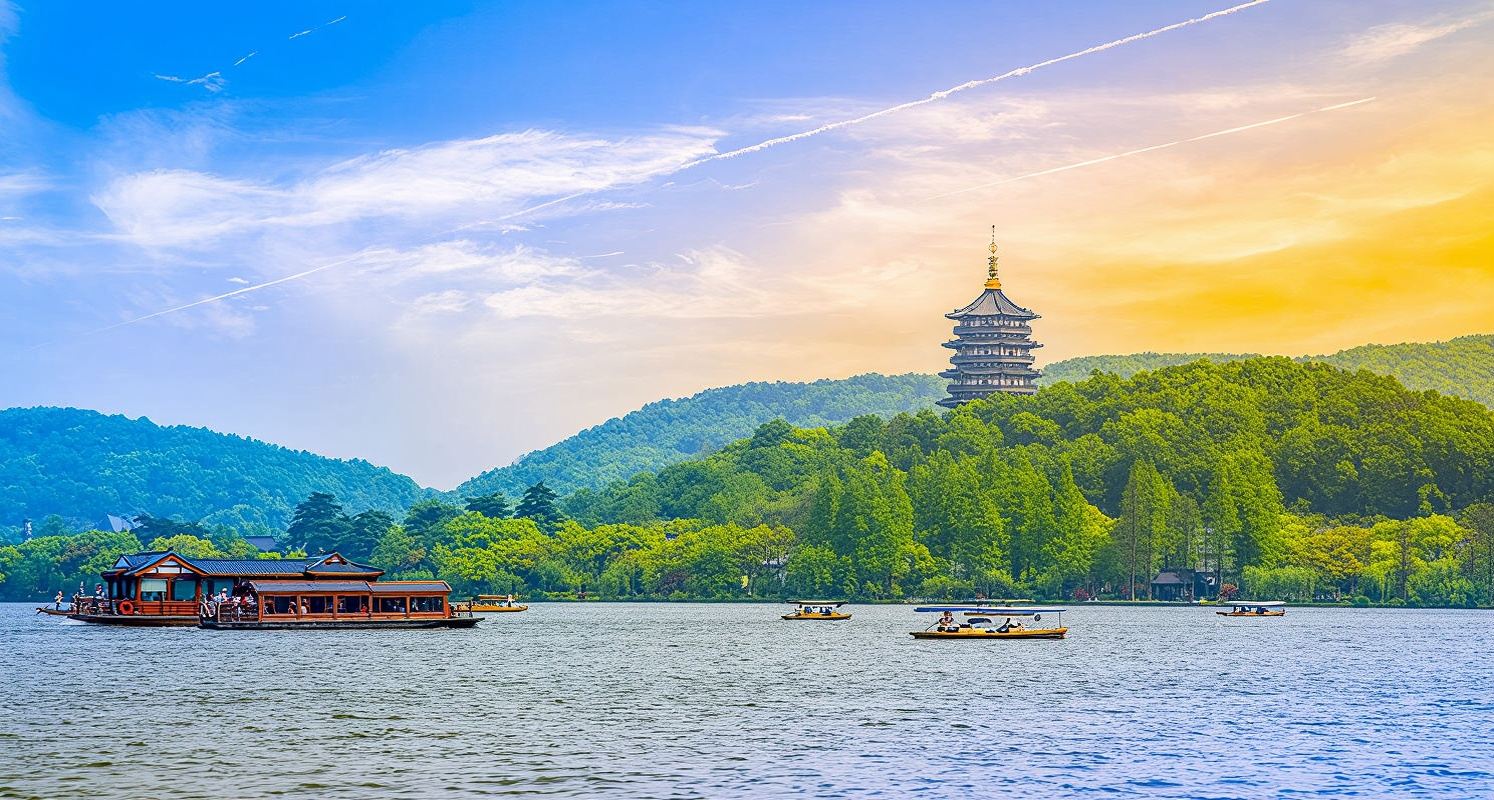 真純玩：杭州西湖+西湖遊船+雷峰塔+靈隱寺一日遊+導遊講解