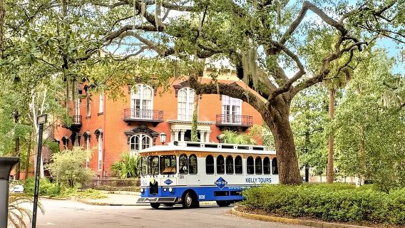 Explore Savannah Sightseeing Trolley Tour with Bonus Unlimited Shuttle Service