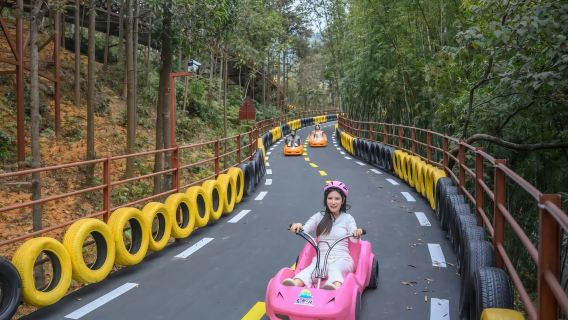 清遠古龍峽漂流或玻璃橋/峽道飛車/懸崖飛車CS野戰1日遊