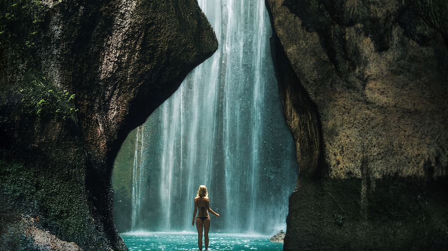 峇裡島烏布瀑布一日遊tukad+Gembleng專車服務