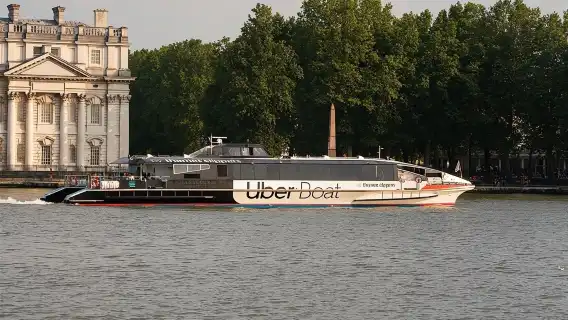London Thames River Uber Sightseeing Cruise Experience [Optional One-way/Round-trip/Hop-on Hop-off Pass]