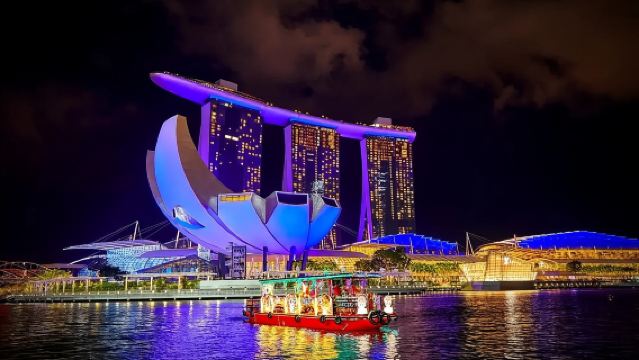 Crépuscules à Singapour avec croisière fluviale et spectacles lumineux