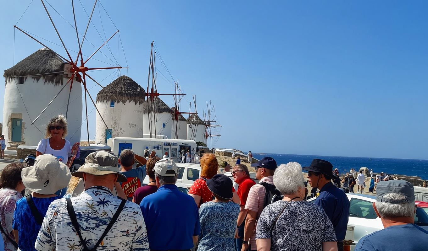 Mykonos: escursione a terra con prelievo al terminal delle navi da crociera