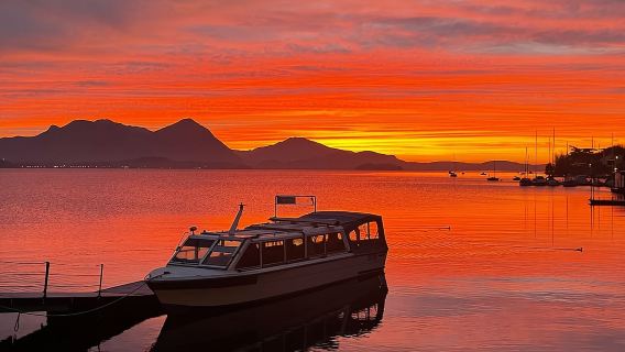 Lake Maggiore: Panoramic Sunset Cruise from Feriolo