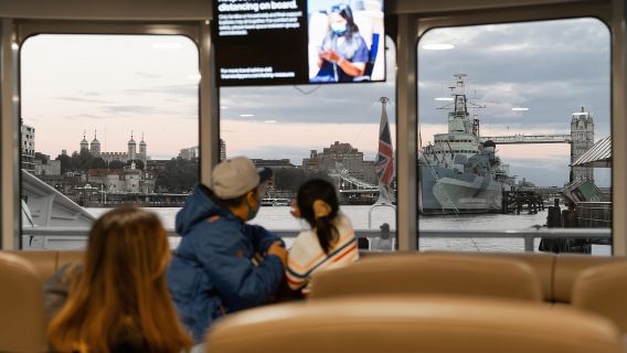 Londra: biglietto di andata e ritorno per il fiume Uber Boat + funivia IFS Cloud