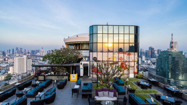 Bangkok: ThreeSixty Rooftop Bar en el Millennium Hilton
