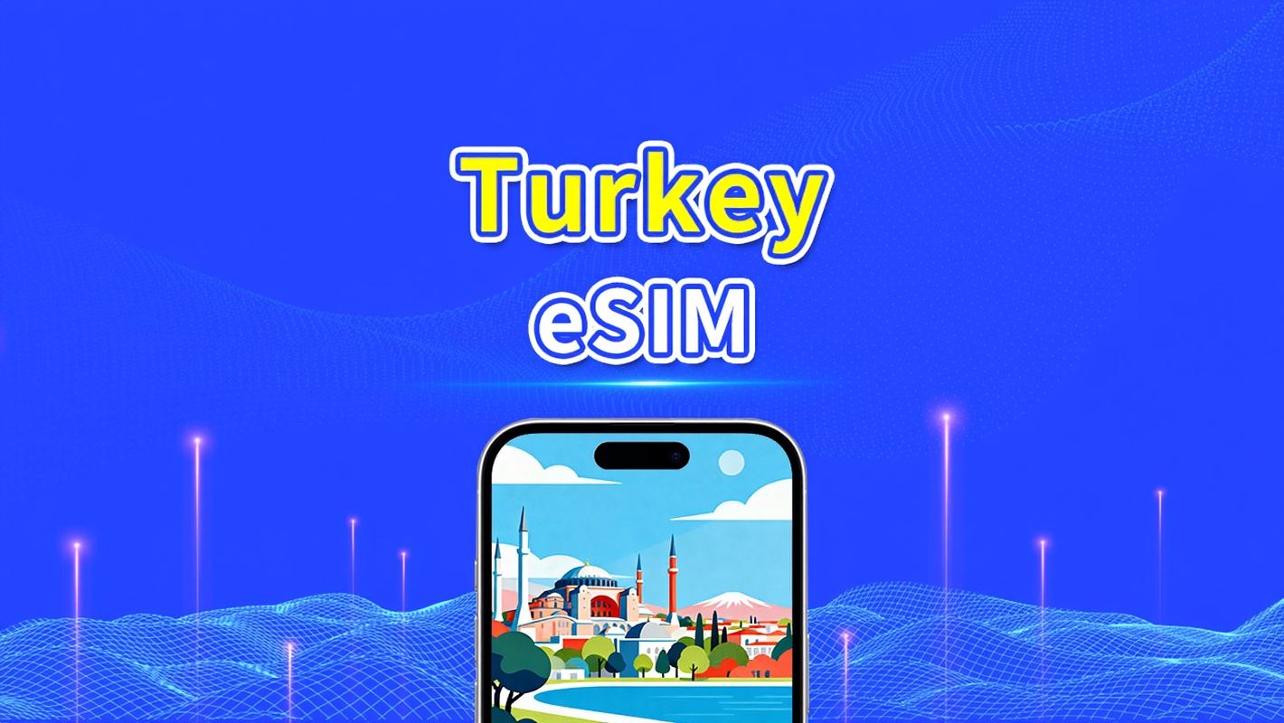 Turkey eSIM | 5G/4G | Day Pass/Total Data Package | 1-30 days | 24-Hour Billing | QR code
