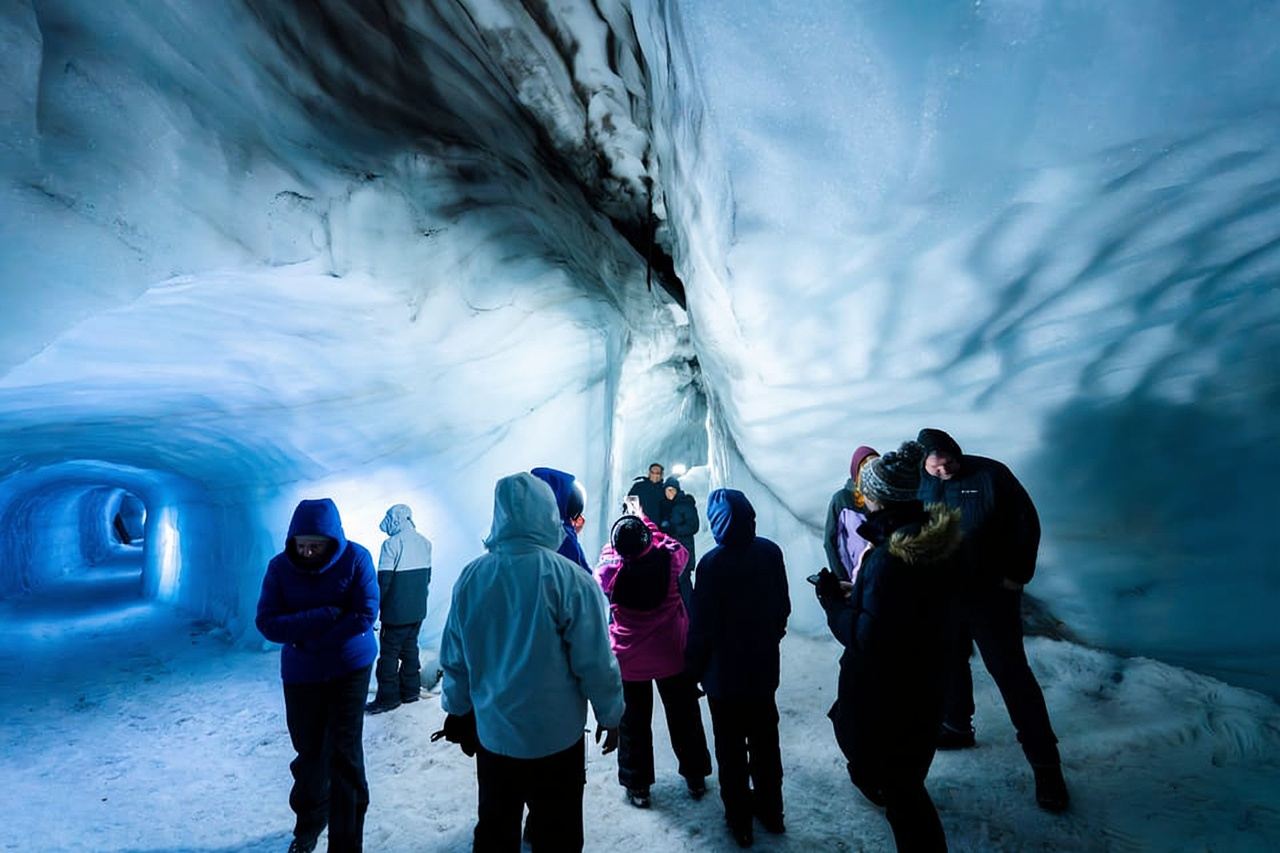 From Húsafell: Into the Glacier Ice Cave Adventure