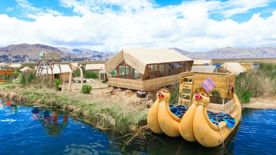 Eendaagse tour op het Titicacameer in Puno, Peru [Inclusief speedboottocht + traditionele lunch + hoteltransfer]