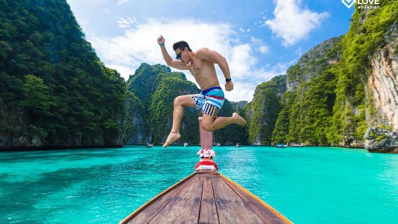 Phi Phi Islands+ Maya Bay+ Maiton Island Sunset Premium Speed Catamaran Day Tour