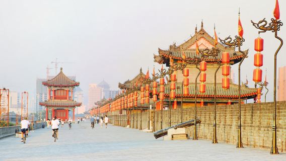 【導覽講解】陝西西安城牆專業導遊導覽講解服務+提供耳機(可選含入場門票+可選西安城牆護城河智能遊船組合選項)