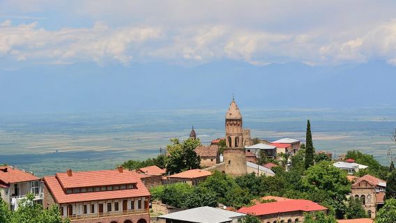 Kachetien, Stadt der Liebe, Tour zum Kloster Sighnaghi Bodbe