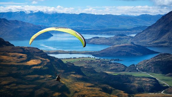 Wanaka: Experiencia de parapente en tándem