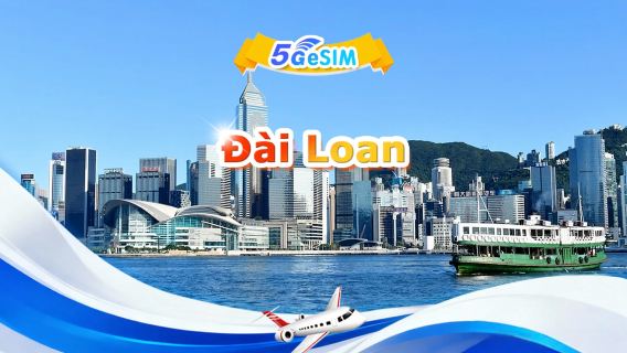 eSIM 5G Đài Loan | Gói ngày/Gói tổng thể | 500MB/ngày - tổng cộng 30GB | 1-30 ngày | Hệ thống 24 giờ | QR code