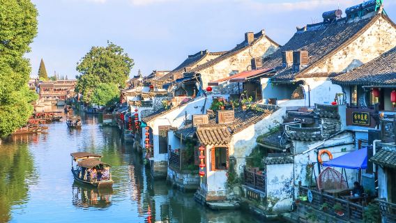 Tour premium in piccolo gruppo|Opzione guida in inglese | Tour di 1 giorno a Wuzhen (Dongzha + Xizha) con partenza da Shanghai