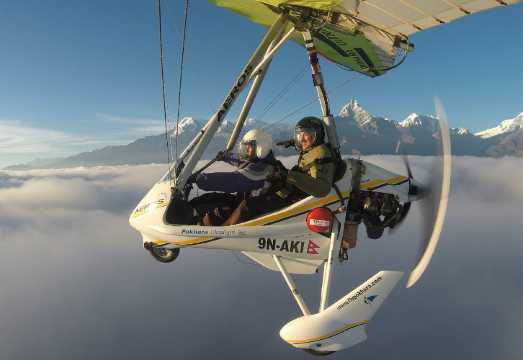 Ultralight Flight in Pokhara | Scenic Adventure Tours Over the Himalayas