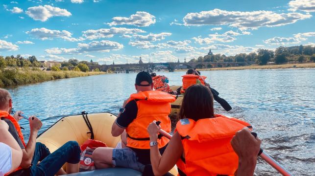 德累斯頓：橡皮艇之旅 Loschwitz - Radebeul