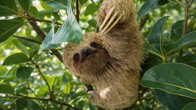 Sloth Watching + Waterfall & Organic Coffee and Chocolate Tour