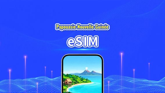 Papouasie-Nouvelle-Guinée | eSIM 4G | Forfaits journaliers/Data | Facturation sur 24 heures | 7-30 jours | Code QR
