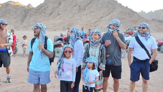 Safari 5 in 1 con quad, cammello, spettacolo, cena e osservazione delle stelle a Sharm