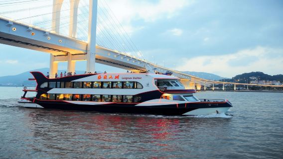 珠海市區+海灣遊船+澳門外景純玩一日丨旋轉自助餐丨無需通行證