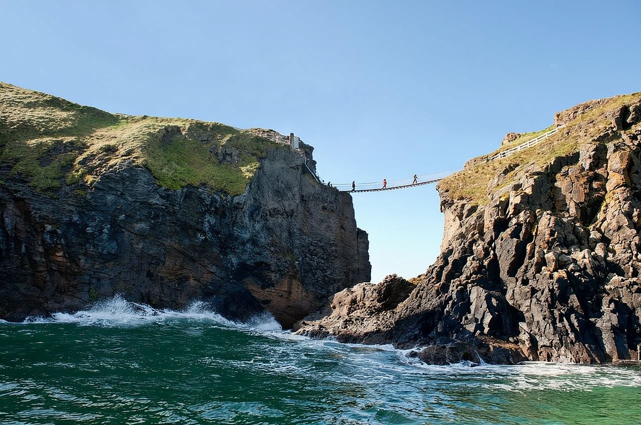 英國貝爾法斯特+卡裡克索橋+巨人之路+黑暗樹籬一日遊