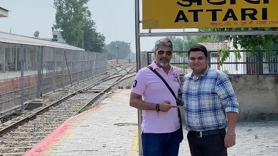 Amritsar Wagah Border Flag Ceremony.