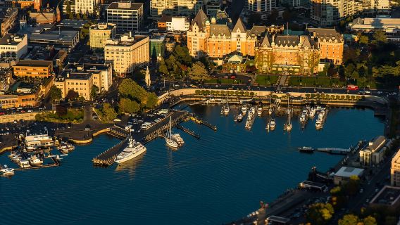 Vancouver: gita di un giorno a Victoria in idrovolante con avvistamento balene