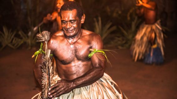Fiji: Sunset River Cruise & Island Fire Dance Experience