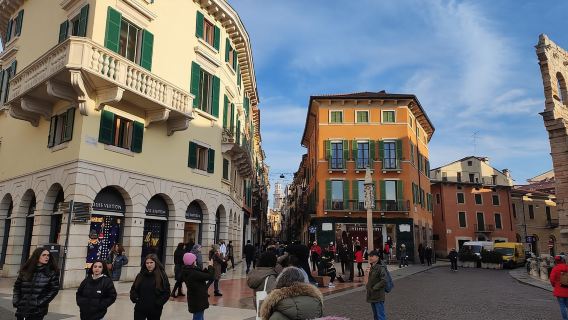 เวโรนา: ทัวร์เดินชมกลุ่มเล็กพร้อมไกด์นำเที่ยวพร้อมตั๋วเข้าชมอารีน่า