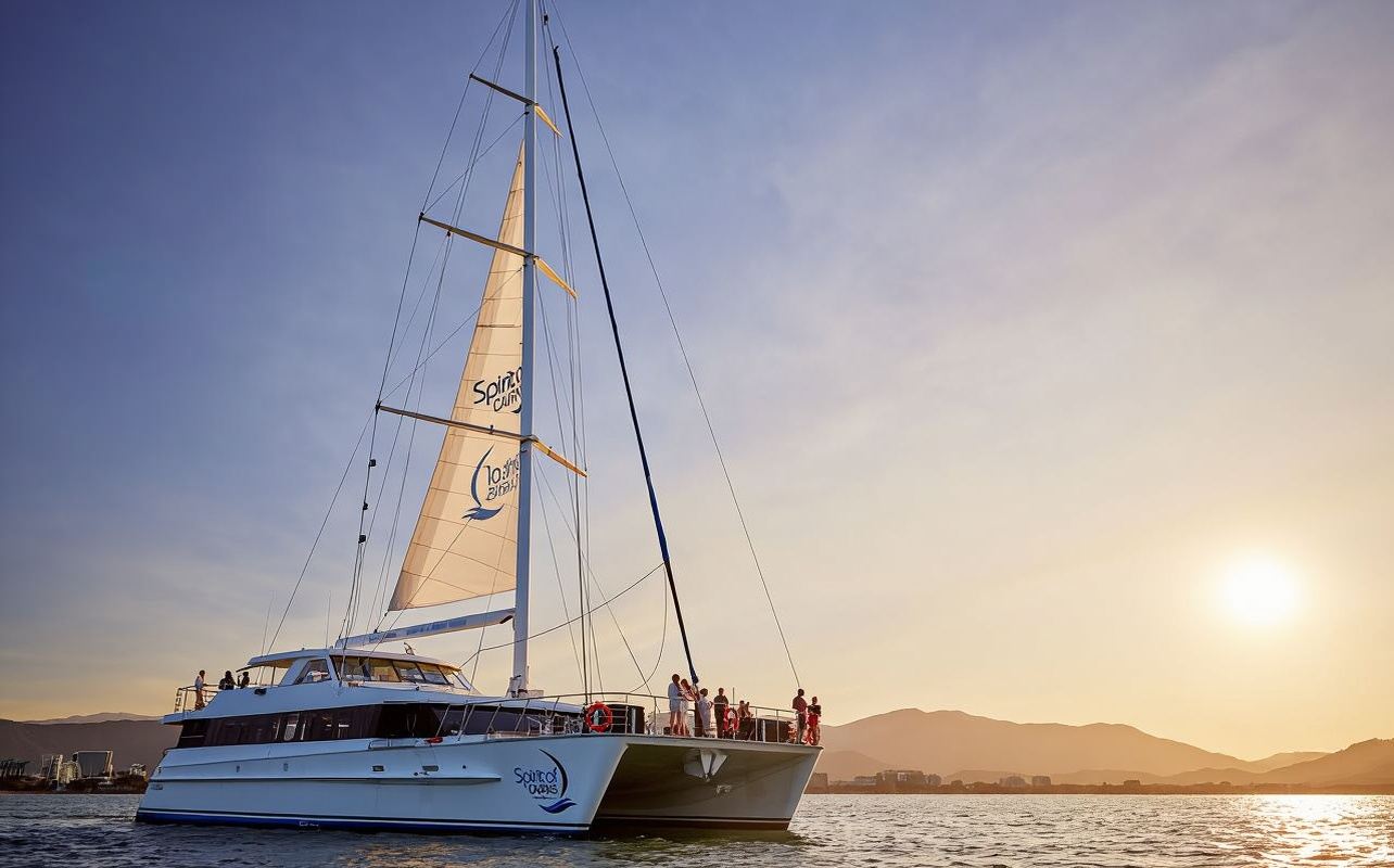 Cairns Sunset Sailing Cruise Spirit - Seafood Buffet Diner & 2.5-Hour Cruise