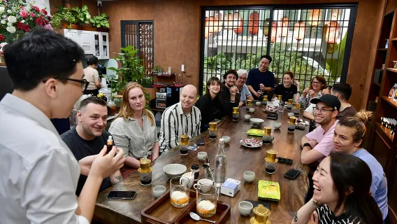 Hanoi Kaffeeworkshop: Probier Salz-, Kokos- und Eierkaffee