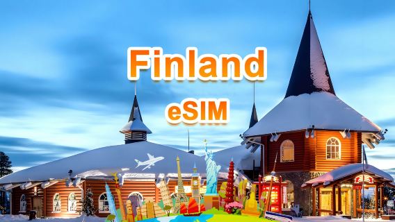 eSIM 5G Finlande | Forfait complet | Total 1 à 30 Go | 3 à 30 jours | Service 24h/24 | QR code