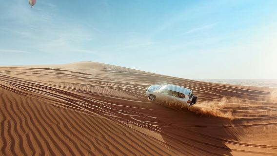 Desert Safari Dubai with Dune Bashing, Sandboarding, Camel Ride, 5 Shows, Dinner
