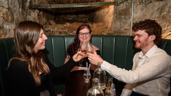 Luxury Whisky Tasting in Edinburgh's Underground Vaults | 90min
