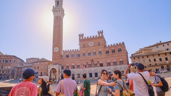 perjalanan satu hari Pisa + Siena + San Gimignano + Pabrik Anggur Chianti Italia|Kelompok kecil yang nyaman
