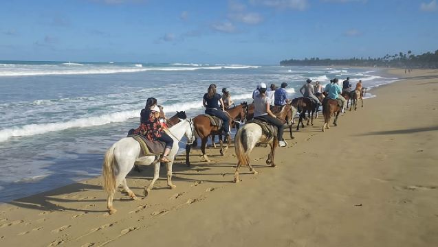 Passeggiate a cavallo sulla spiaggia di Punta Cana
