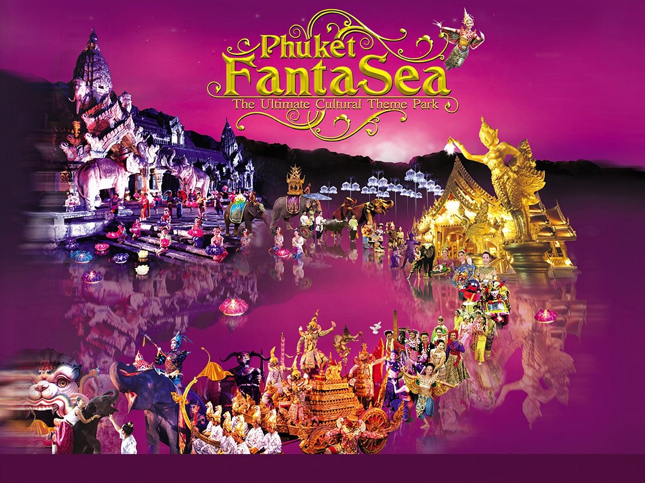 Phuket FantaSea|buffet dinner|Fantasy performance|Optional hotel pick-up service