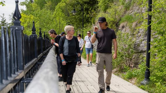 Quebec City: Montmorency Falls and Microbrewery eBike Tour