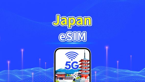 Japan eSIM | 5G/4G | Day Pass/Total Package | Calendar day billing | 1–30 days | QR code