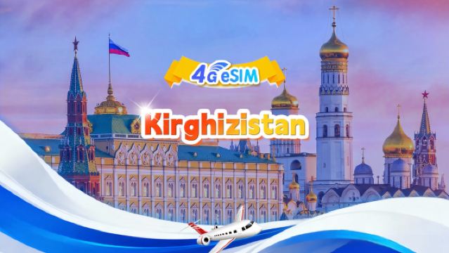 Carte SIM 4G Kirghizistan | Forfait journalier/total | 500 Mo/jour - 30 Go au total | 1 à 30 jours | Format 24 heures | Code QR