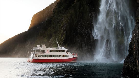 Milford Sound cruise sightseeing tour [Multiple vessels available + wildlife encounters and waterfall visits]
