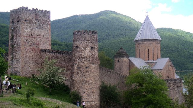 1-day private charter tour to Ananuri Fortress Complex, Mt Kazbek, and Gudauri Ski Resort