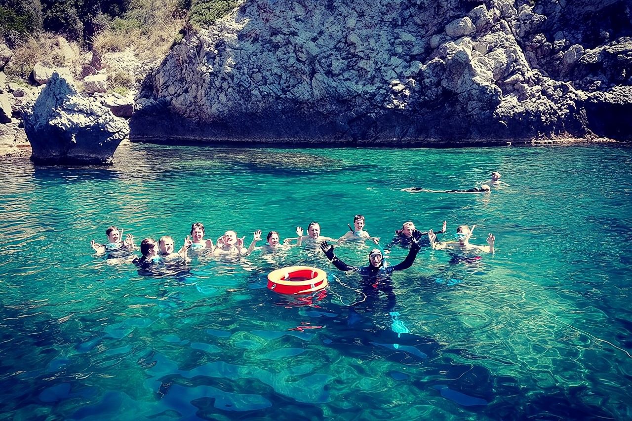 Excursion de plongée en apnée d'une côte à l'autre à Taormina et Isola Bella